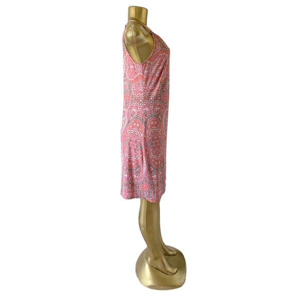 INC Womens Size Small Sleeveless Damask Boho Tribal Sequined Keyhole Neck Dress - Picture 3 of 9